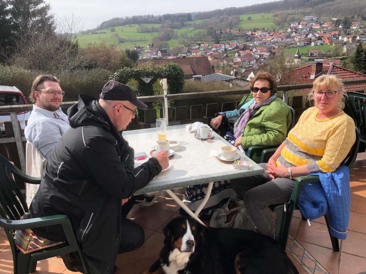 Staatsbad Brückenau Cafe Pension Sonnenkanzel מראה חיצוני תמונה