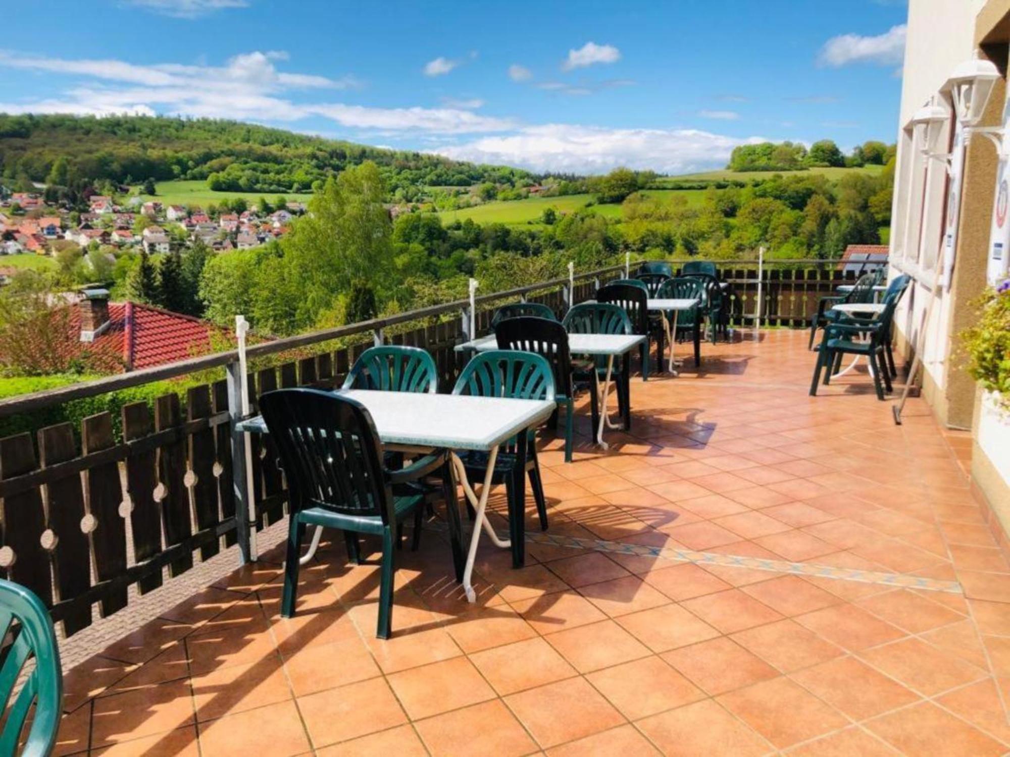 Staatsbad Brückenau Cafe Pension Sonnenkanzel מראה חיצוני תמונה